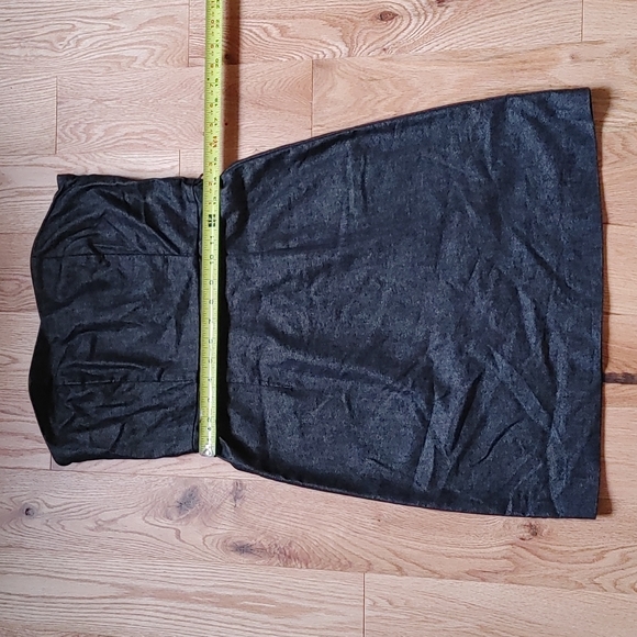 Gap. Black. Small. Strapless Dress. - Picture 6 of 8